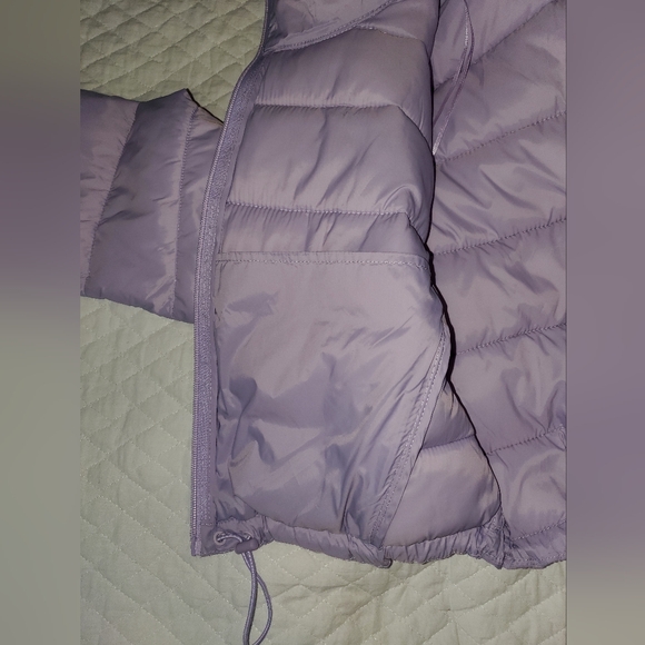 Zara lilac cropped puffer jacket - Picture 2 of 14